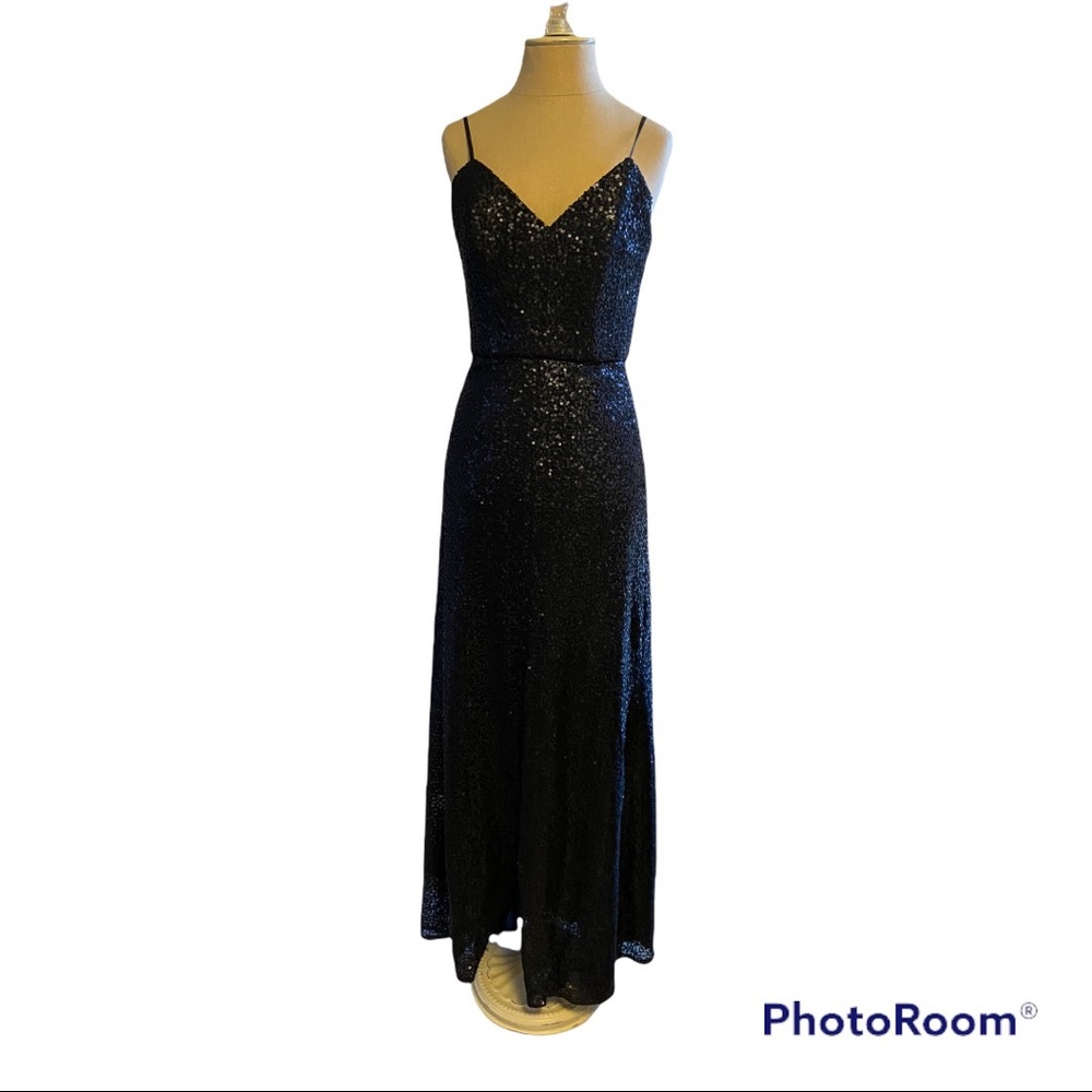 Amsale Samantha Sequin Dress
